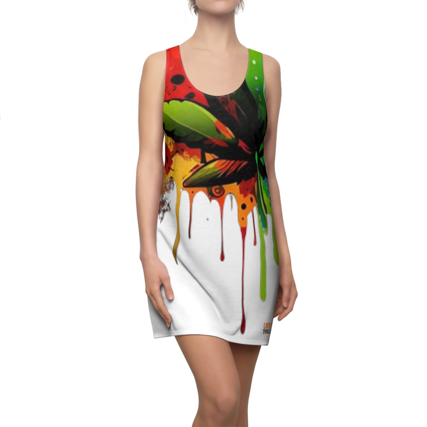 Emerald Leaf Women's Racerback Dress