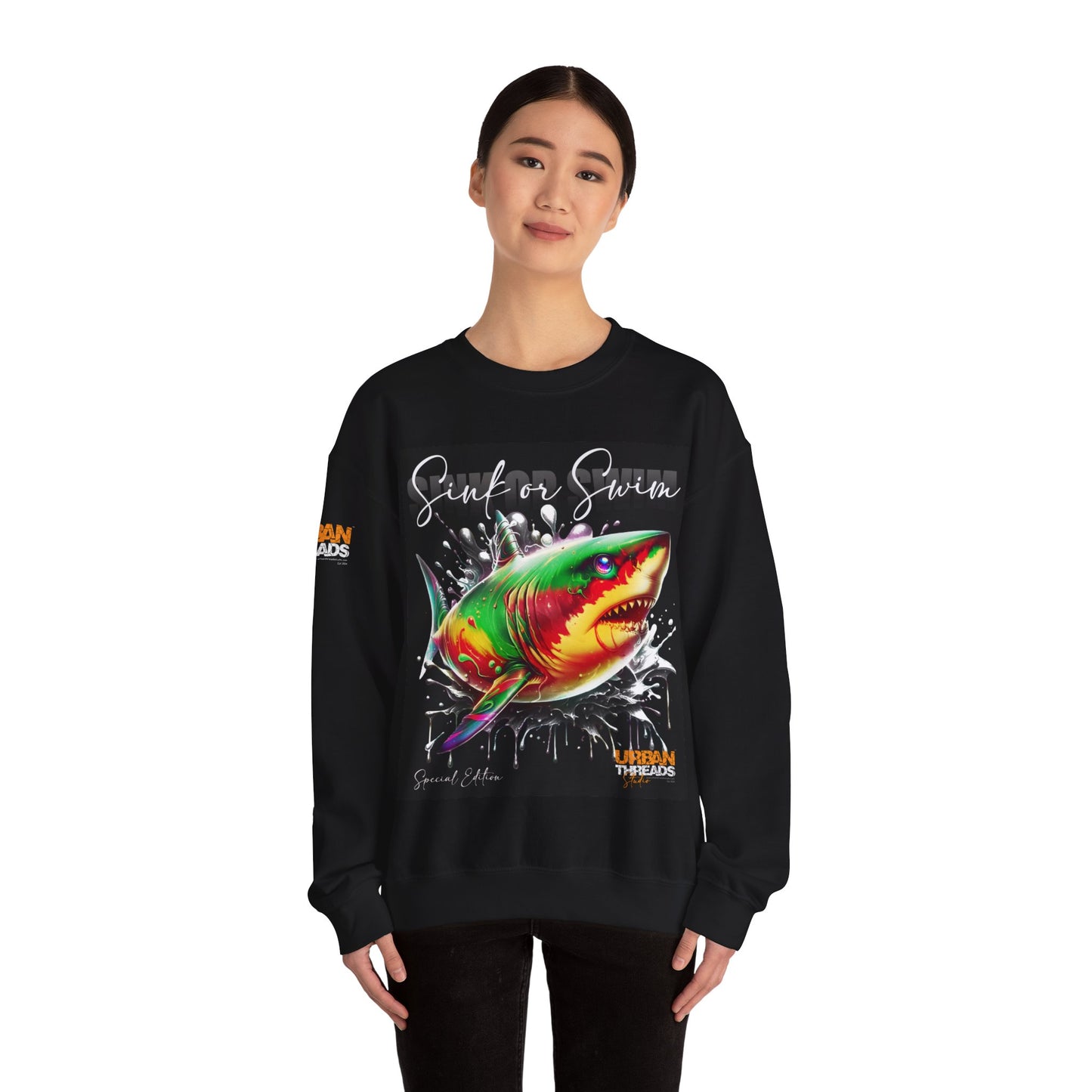 Sink or Swim Unisex Heavy Blend™ Crewneck Sweatshirt