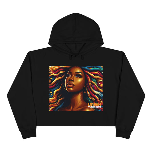 Black Beauty Crop Hoodie