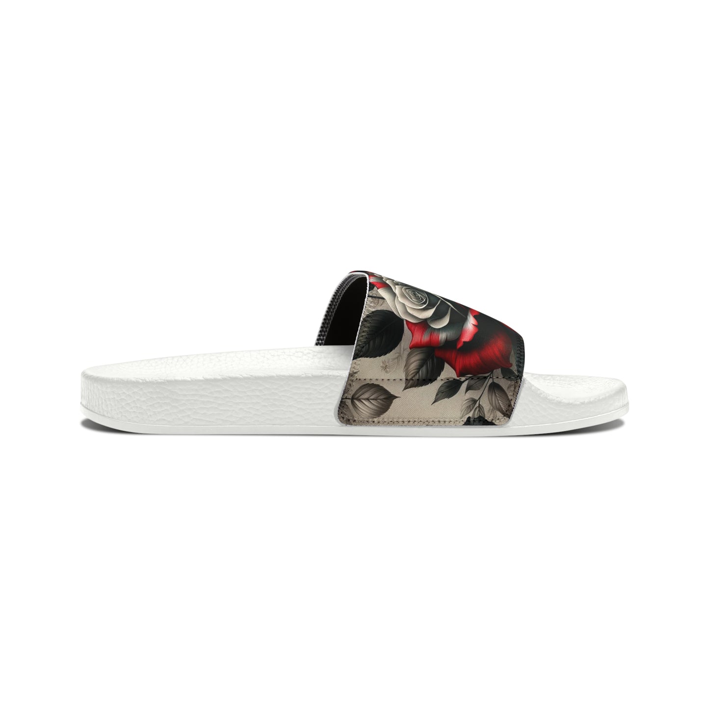 Rose Red Women's PU Slide Sandals
