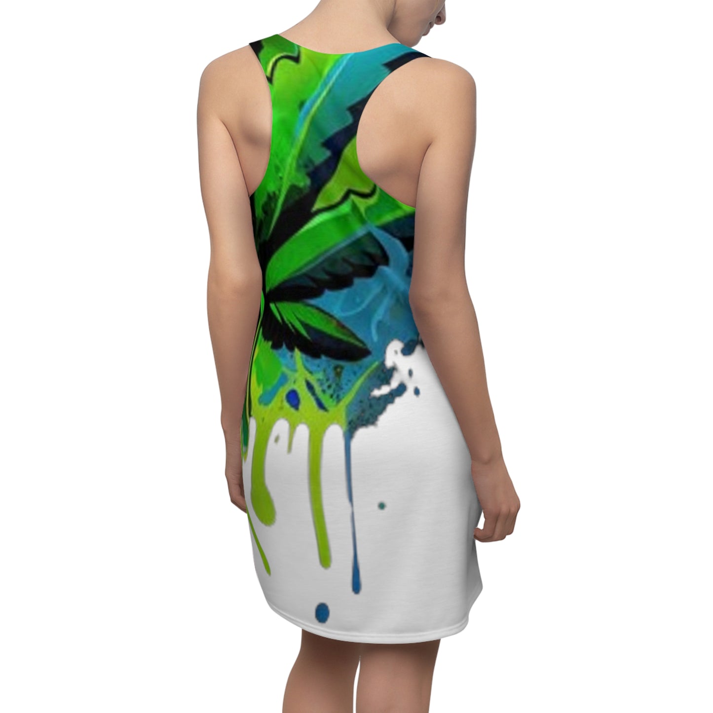 Emerald Leaf Women's Racerback Dress
