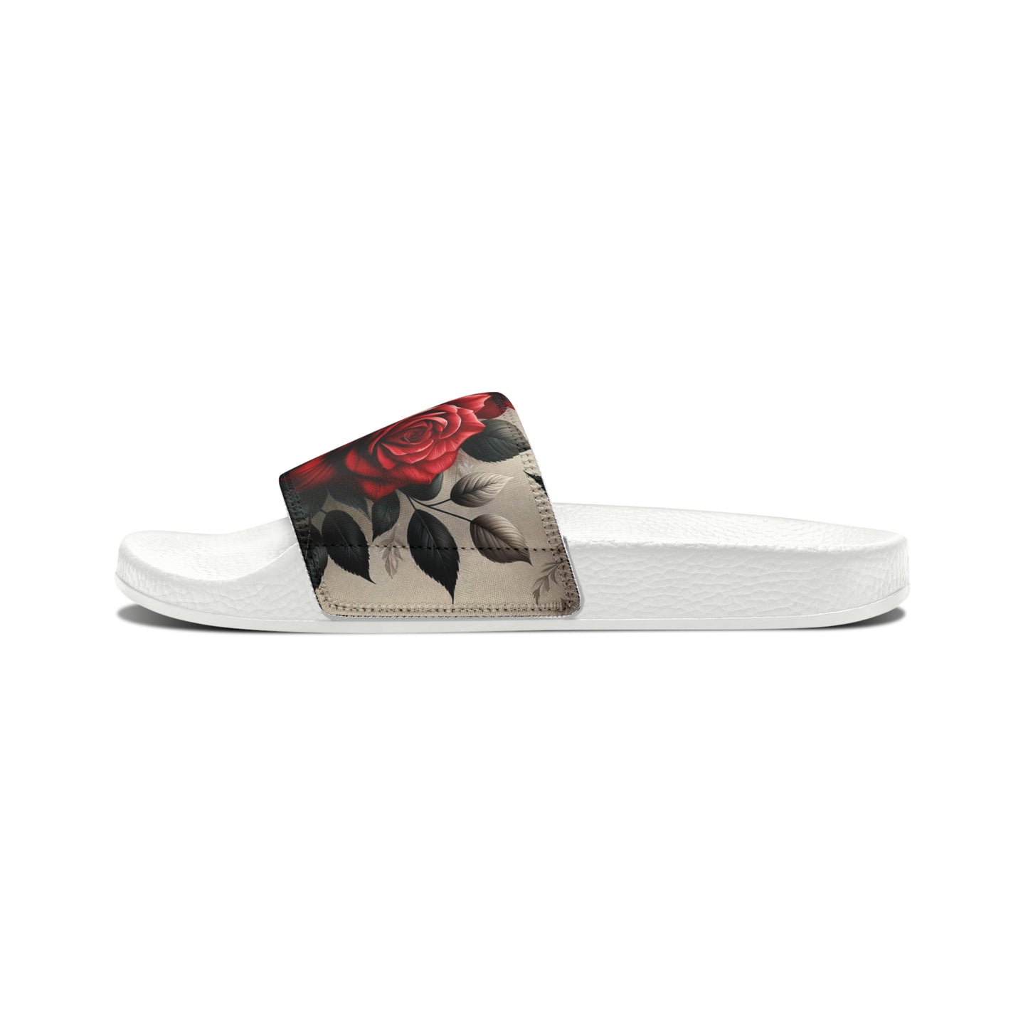 Rose Red Women's PU Slide Sandals