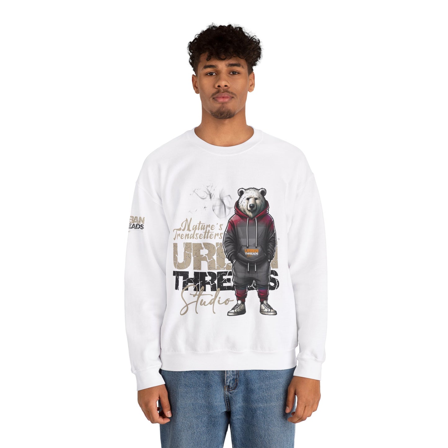 Nature’s Trendsetters Men Heavy Blend™ Crewneck Sweatshirt