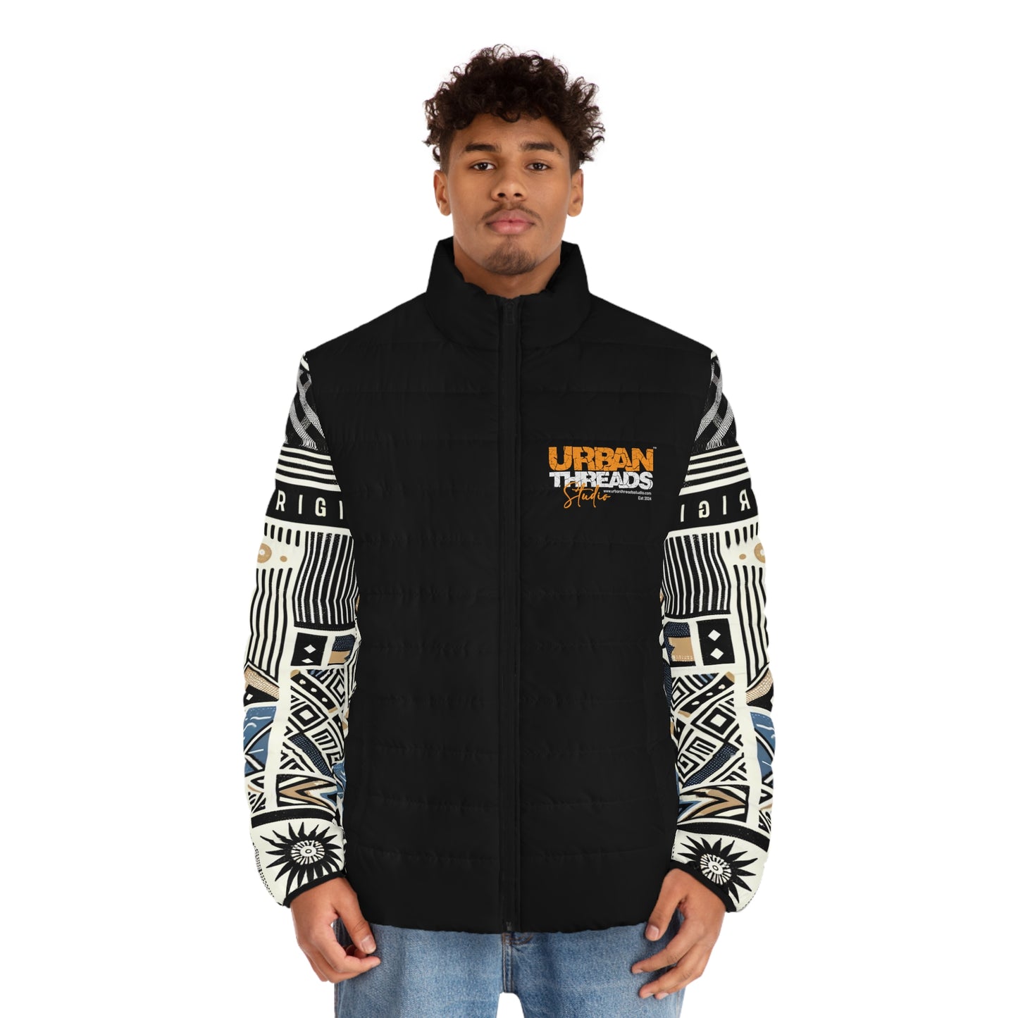 Urban Threads Studio Trendy Men's Puffer Jacket