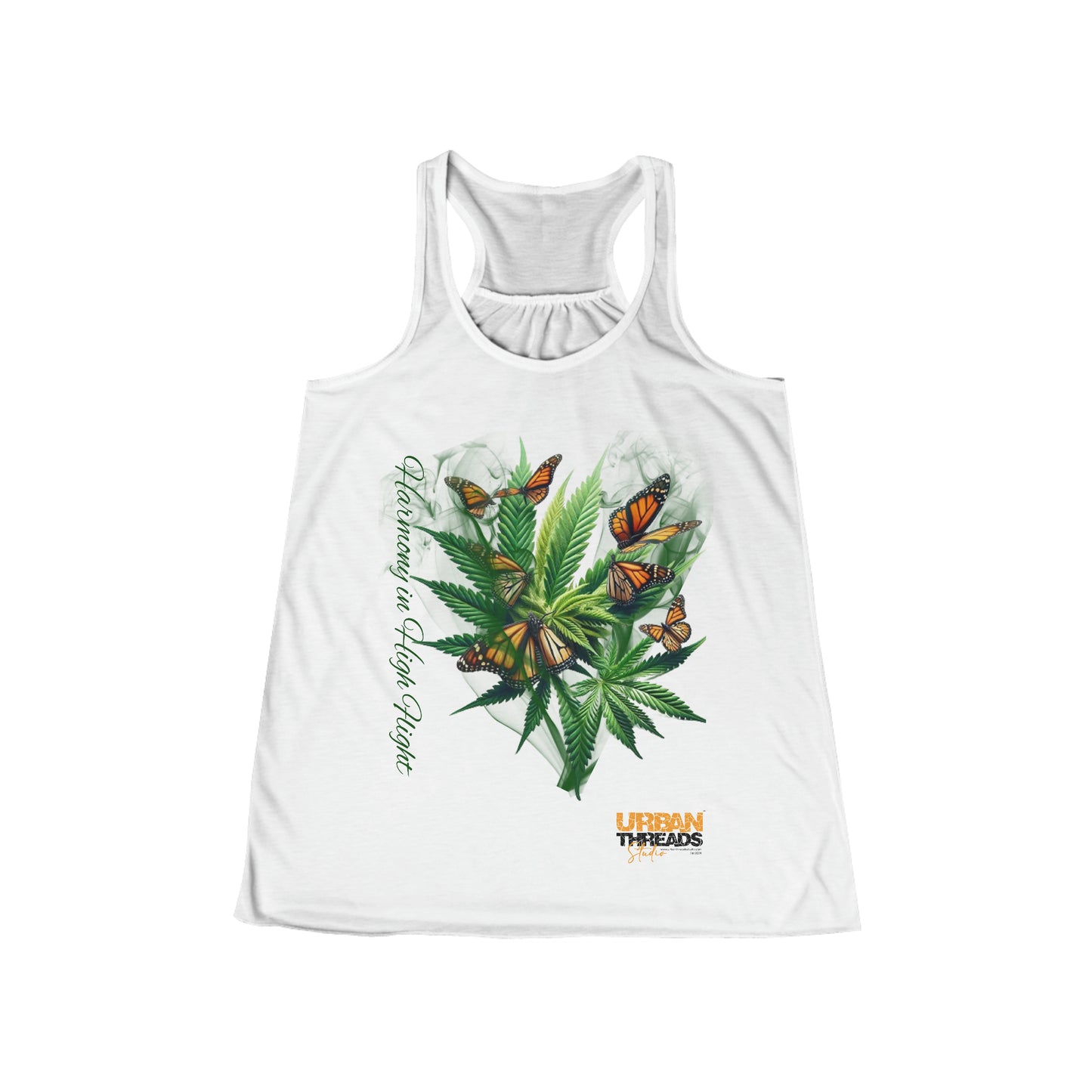 Harmony in High Flight Women's Flowy Racerback Tank