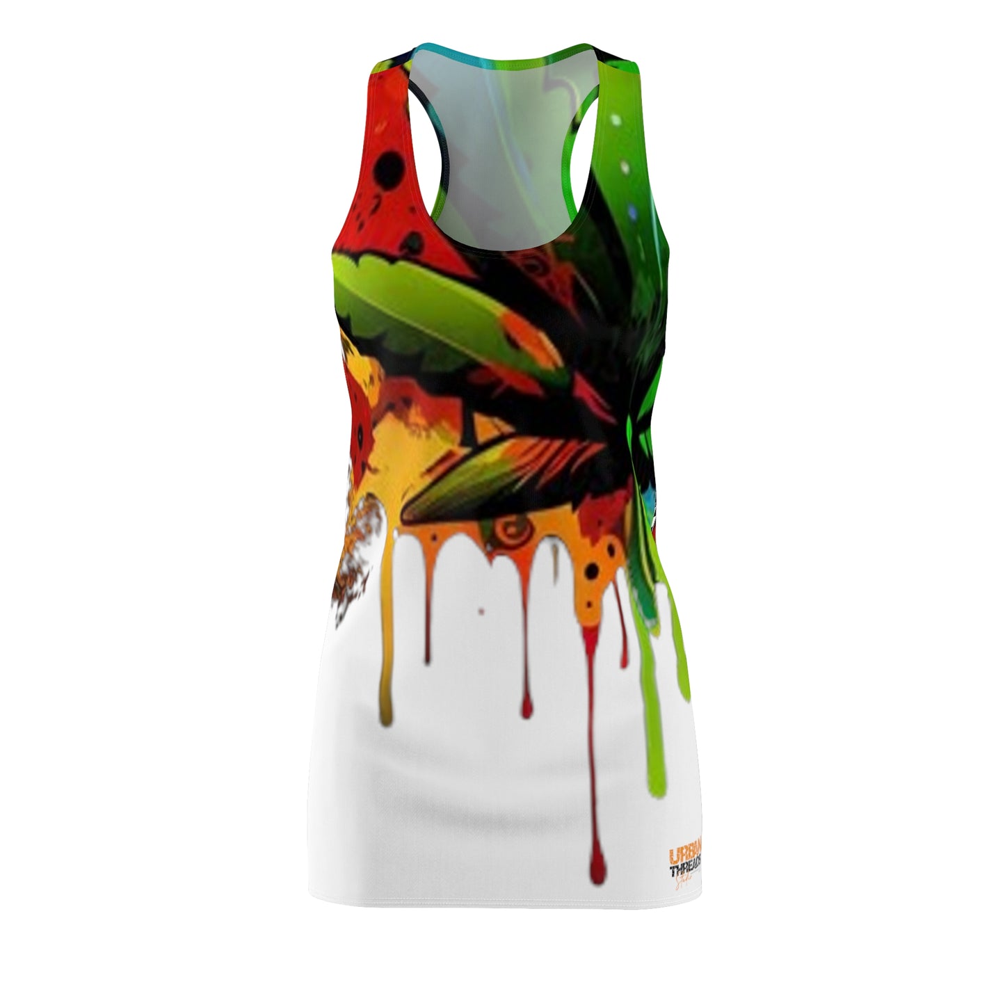 Emerald Leaf Women's Racerback Dress