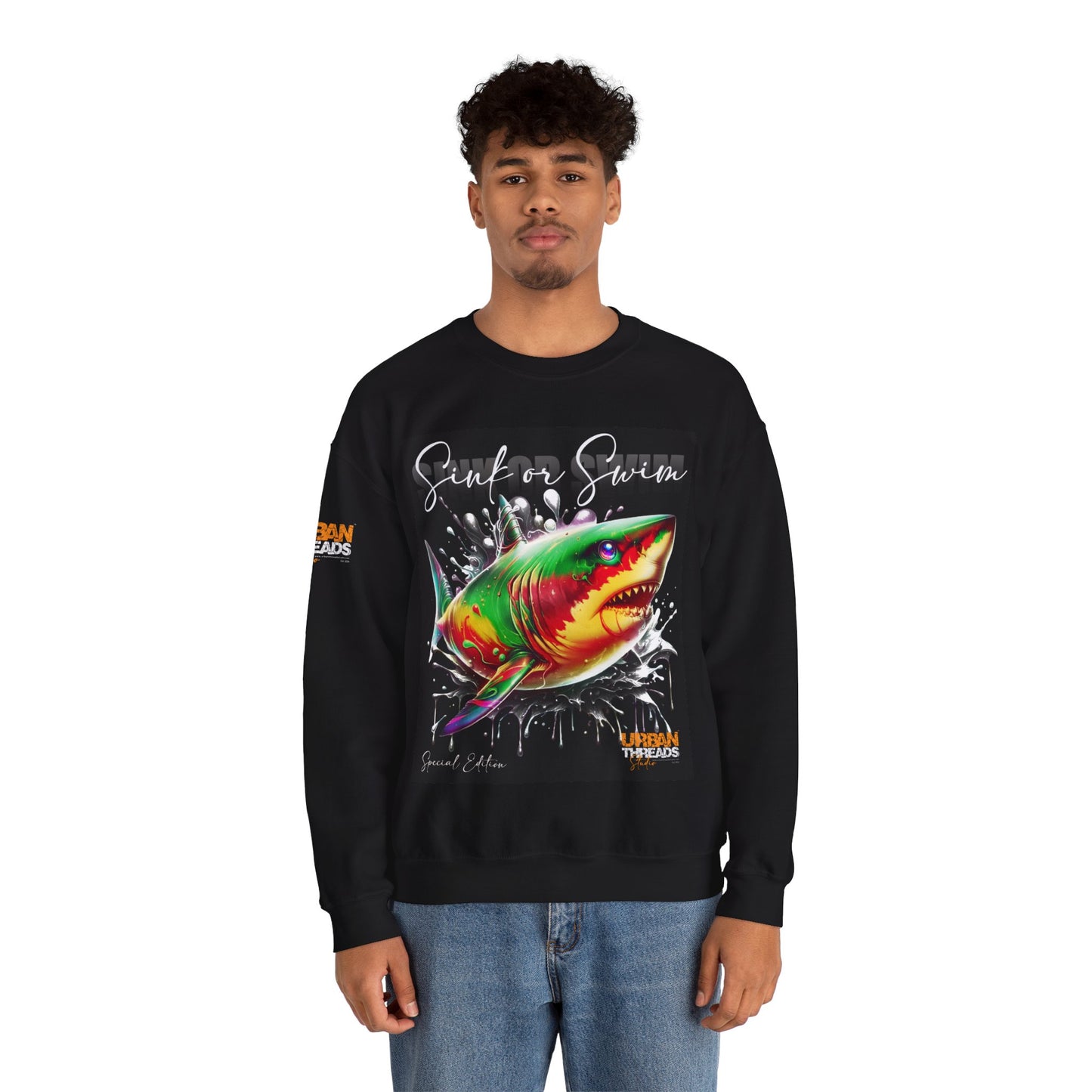 Sink or Swim Unisex Heavy Blend™ Crewneck Sweatshirt