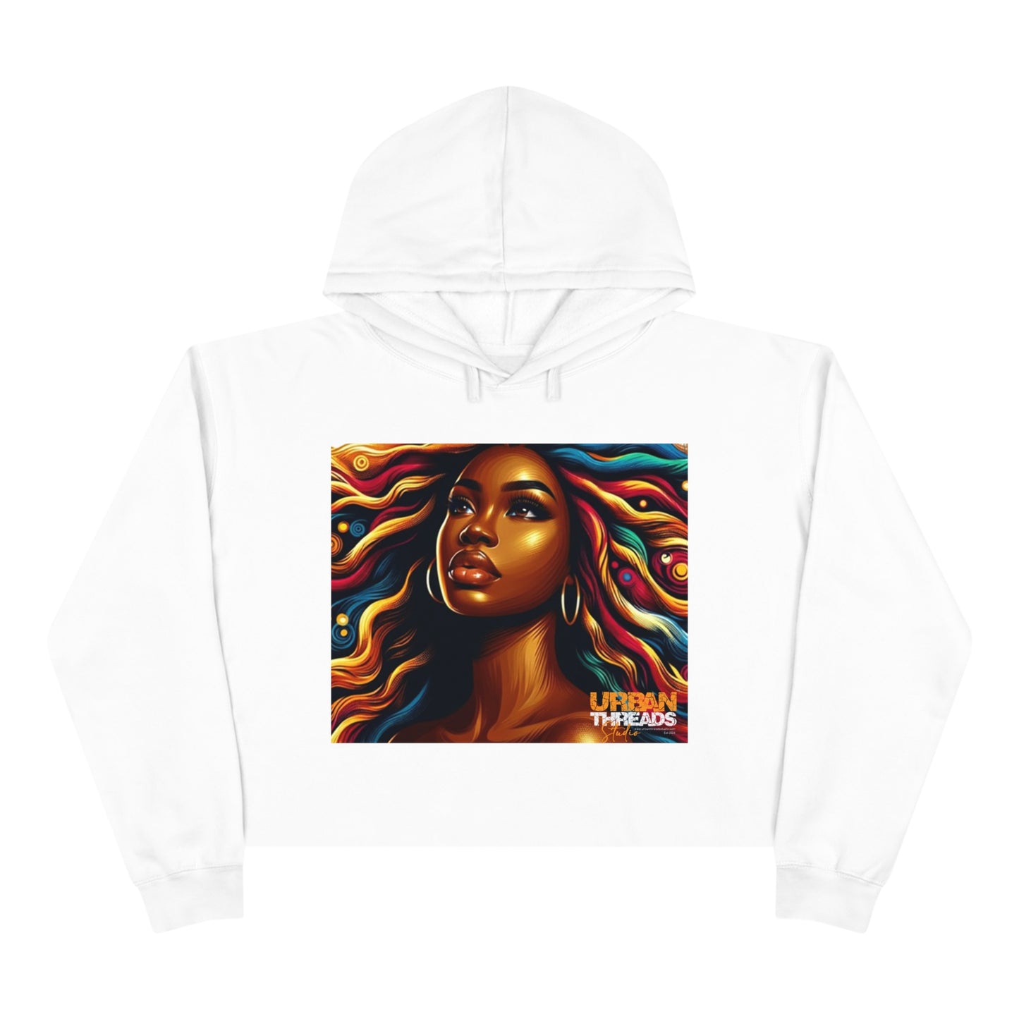 Black Beauty Crop Hoodie