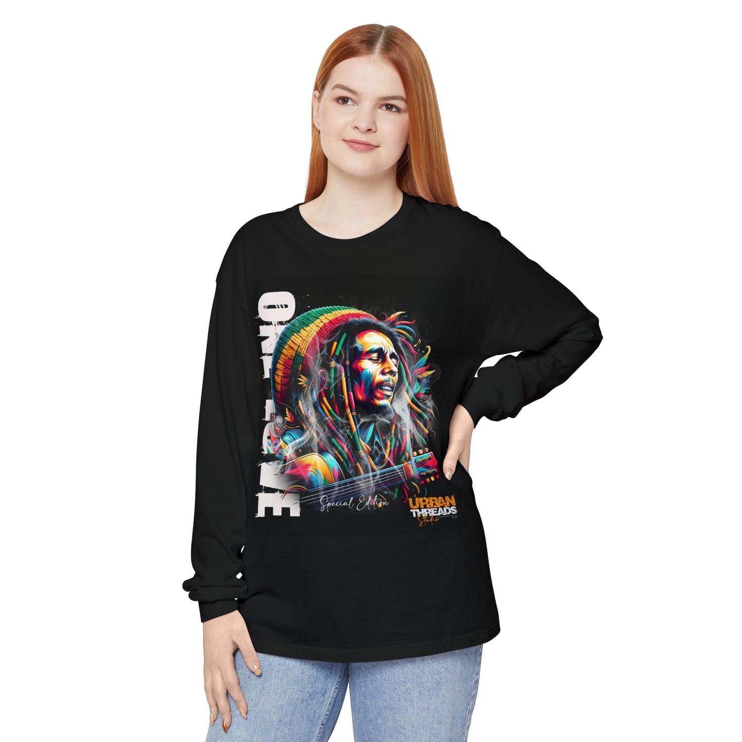 Inspired By BM Special Edition Unisex Garment-dyed Long Sleeve T-Shirt