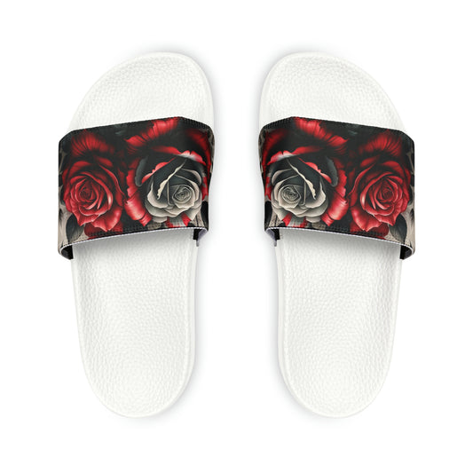 Rose Red Women's PU Slide Sandals