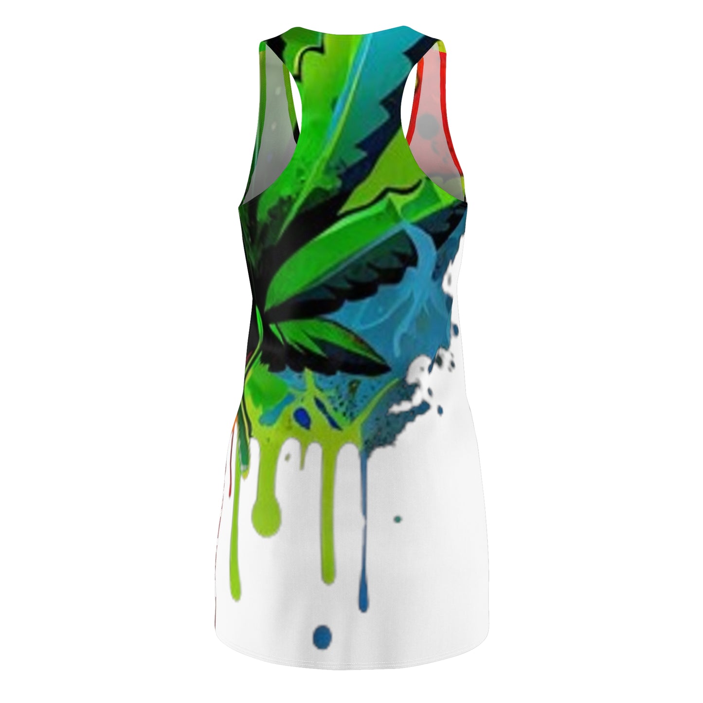 Emerald Leaf Women's Racerback Dress