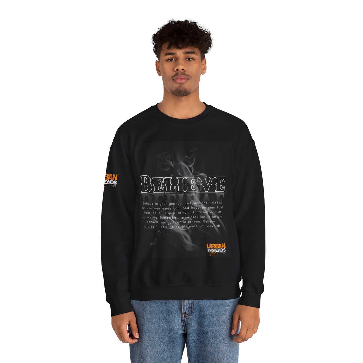 Believe Unisex Heavy Blend™ Crewneck Sweatshirt