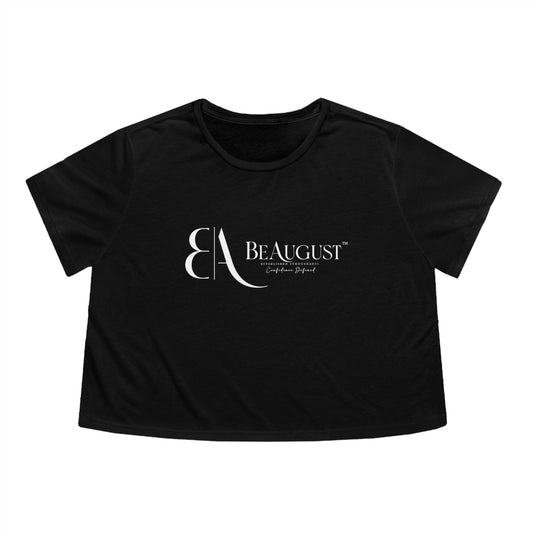BeAugust Classic Women's Flowy Cropped Tee