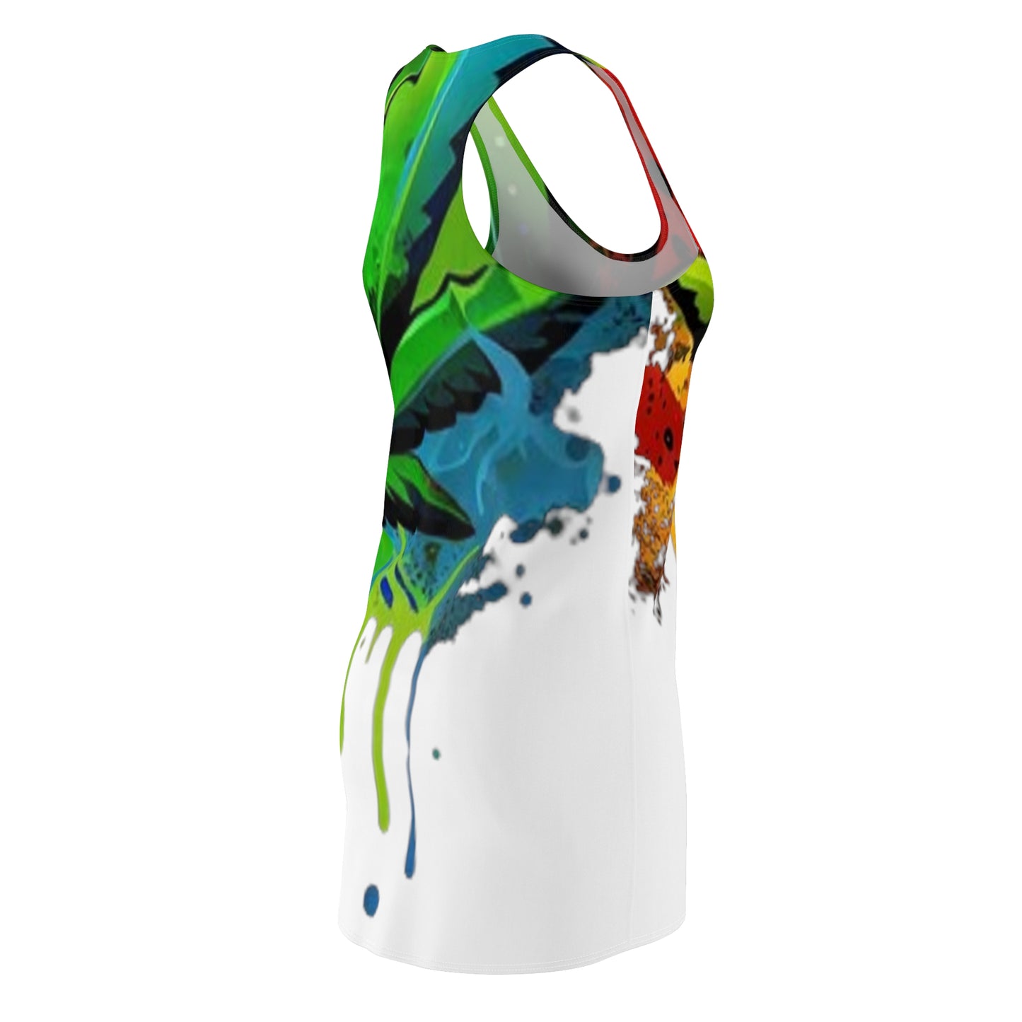 Emerald Leaf Women's Racerback Dress