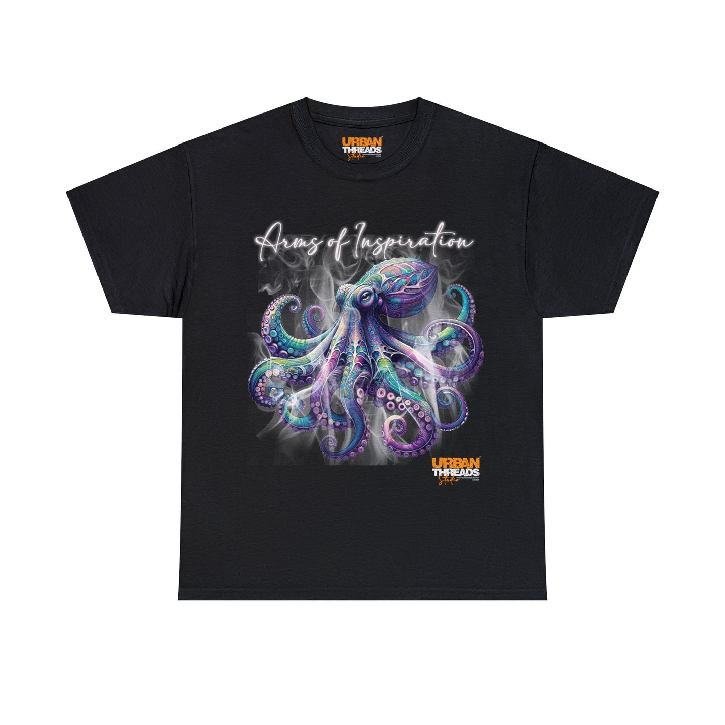 Arms of Inspiration Blk Unisex Heavy Cotton Tee