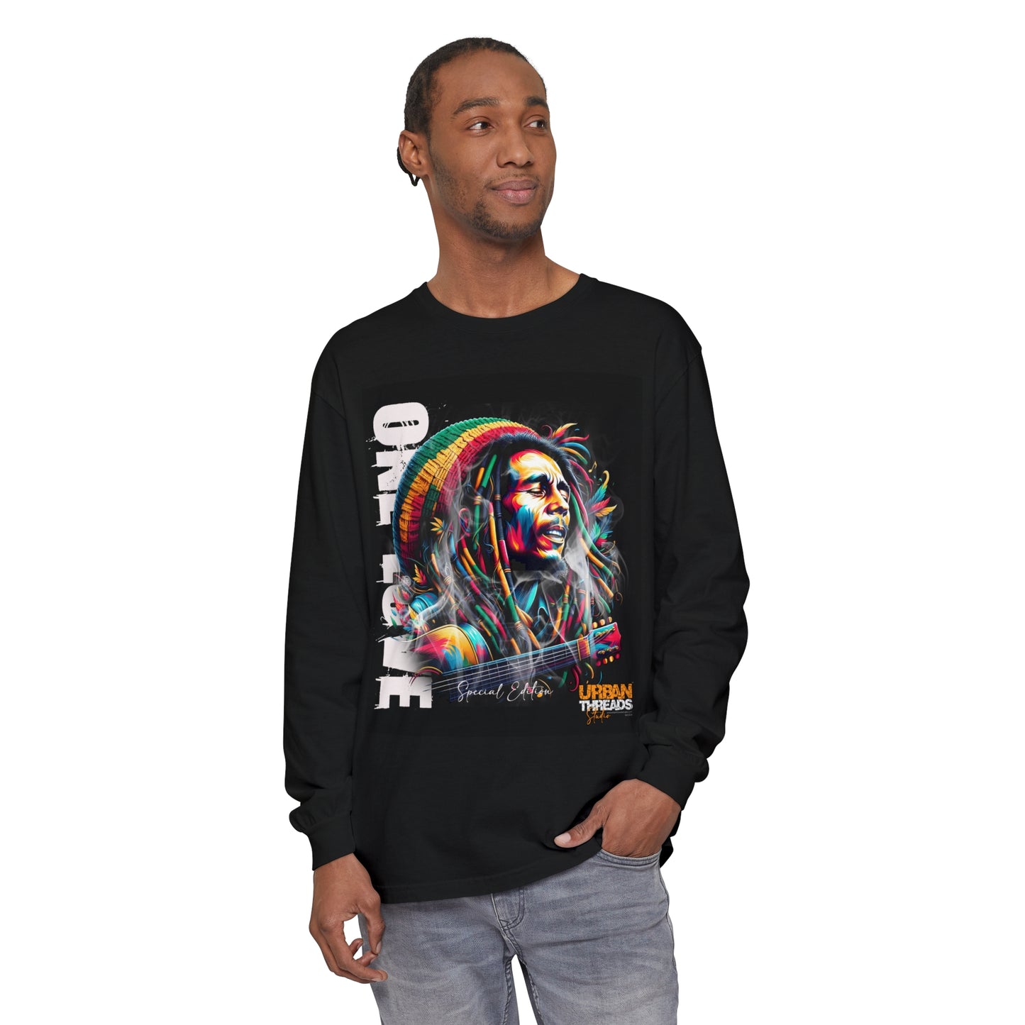 Inspired By BM Special Edition Unisex Garment-dyed Long Sleeve T-Shirt