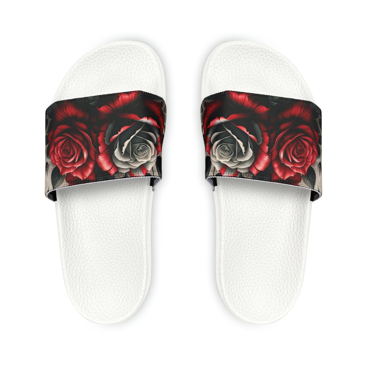 Rose Red Women's PU Slide Sandals