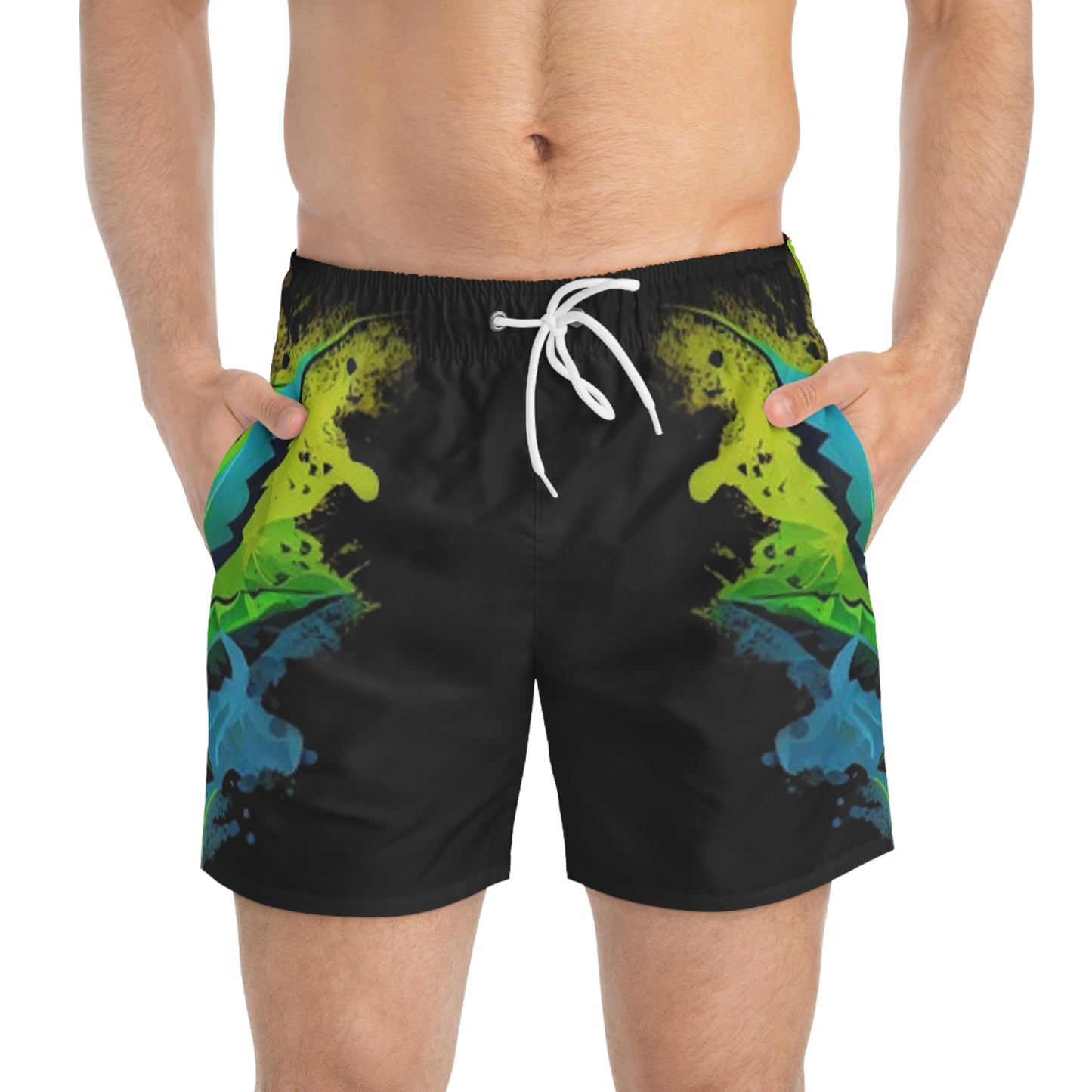 Emerald Leaf Swim Trunks